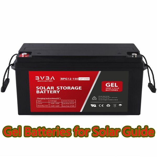 Gel Batteries For Solar Guide Brava 0317