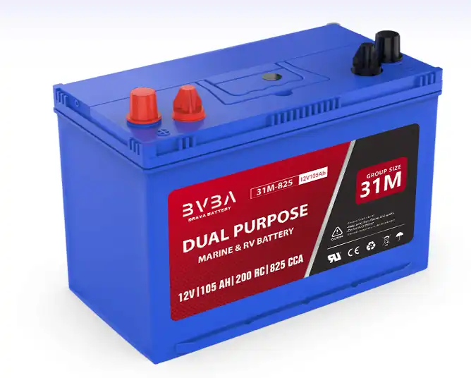 Battery Box 12V Quick Charge Portable Deep Cycle AGM Large Marine