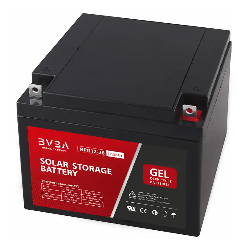 BPG12-26 12v26ah deep cycle gel battery