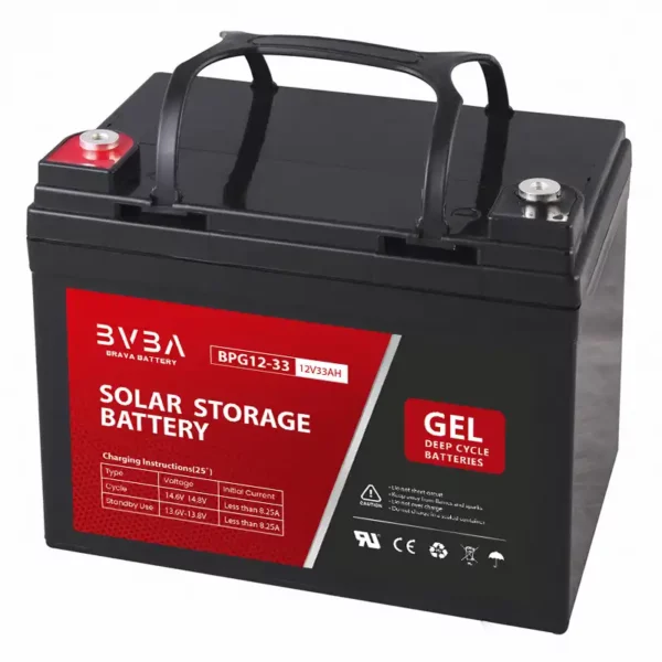 BPG12-33 12v33ah deep cycle gel battery