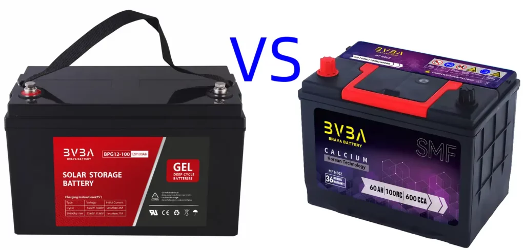 12v Deep cycle VS SMF Battery - BRAVA